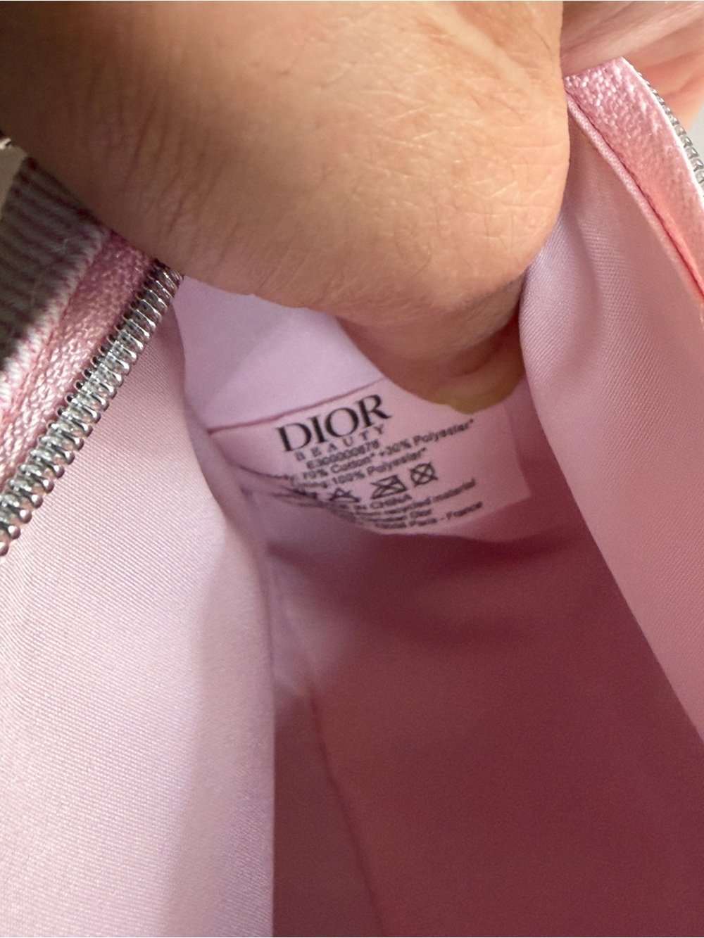 Dior Pink Bow Mini Shoulder Bag with Pearl & Chain Straps - Picture 15 of 16